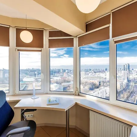 Центр, 20 Поверх! 2К Квартира Із Панорамою Kyiv Exterior photo